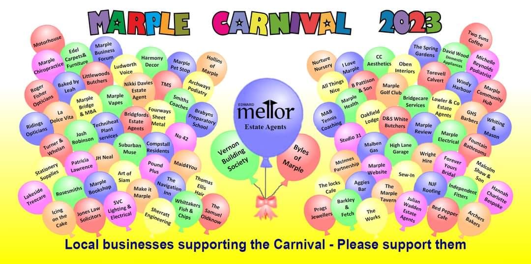 Marple Carnival 2023 Support